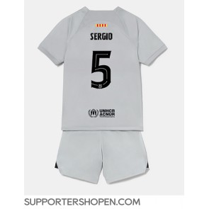 Barcelona Sergio Busquets #5 Tredje tröja Barn 2022-23 Kortärmad (+ korta byxor)